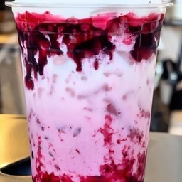 นมสดบลูเบอร์รี่