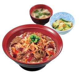 ข้าวหน้าเนื้อย่างหมาล่า และชุดสุดคุ้ม