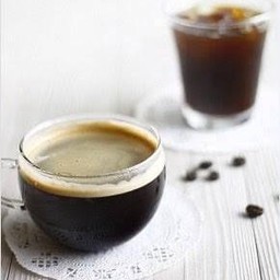 อเมริกาโน่ร้อน