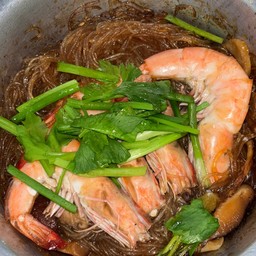 กุ้งอบวุ้นเส้น