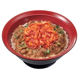 ข้าวหน้าเนื้อย่างกิมจิ