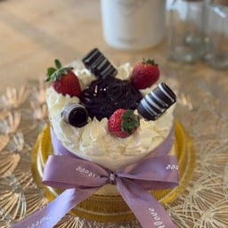 เค้กนมสดบลูเบอรี่ ครึ่งปอนด์