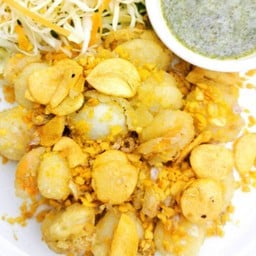 หอยเชลล์ทอดกระเทียม