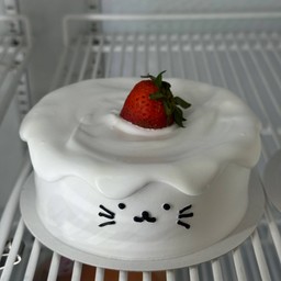 เค้กน้องหมีมินิมอลขนาดครึ่งปอนด์