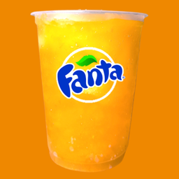 ส้มแฟนต้าปั่นแก้วโอ่ง