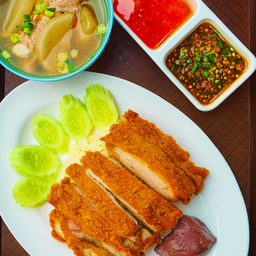 ข้าวมันไก่ทอด