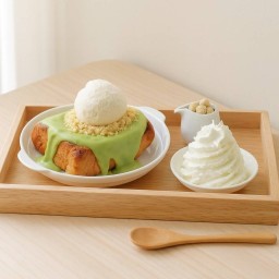 สังขยาใบเตยโทสต์