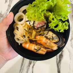 ราเมงซุปมิโซะทะเล