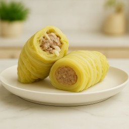 สุกี้โรล หมู + เห็ดเข็ม