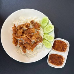 ข้าวหมูทอด