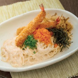 สปาเก็ตตินี่ครีมไข่กุ้ง