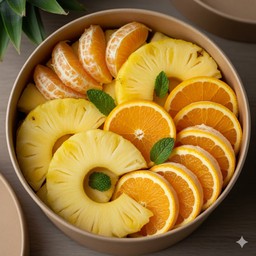 สัปปะรด + ส้ม เซทเปรี้ยวๆ