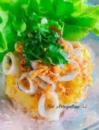 ข้าวราดไข่ข้นหมึก