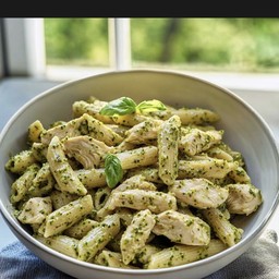 Penne pesto chicken