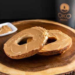 peanut butter Bagel ถั่วลิสงบดเนยเบเกิล