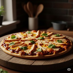 Chicken BBQ pizza