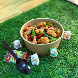 คะน้าหมูกรอบ ( พิเศษ )