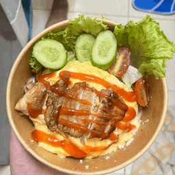 ข้าวไก่เทอริยากิ ไม่มีไข่ข้น