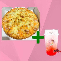 ชุดคู่ ฮาวาเอี้ยน ไซส์M(6ชิ้น) +นำ้สตอเบอรี่โซดา