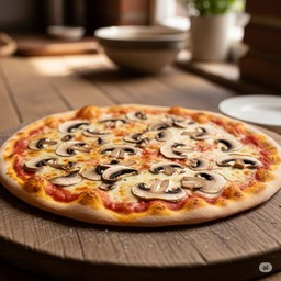 Mushrooms pizza