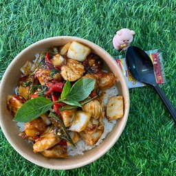 พริกเผาอกไก่