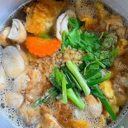 แกงจืดไข่น้ำ ใส่เห็ดฟาง