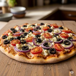 Greek pizza