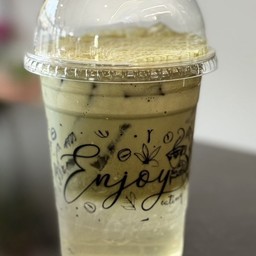 มัทฉะโฟมมะพร้าว