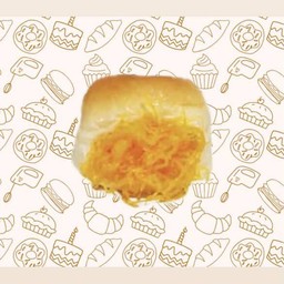 ขนมปังปิ้งไส้วิปครีมฝอยทอง