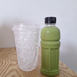 ชาเขียว + ฟรีน้ำแข็ง