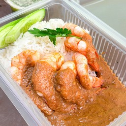 ข้าวหน้ากุ้ง ราดมันกุ้ง