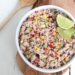 Mixed tuna salad plate