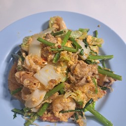 สุกี้แห้งหมู/กุ้ง/หมึก