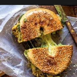 Chicken shawamar pesto cheese panini