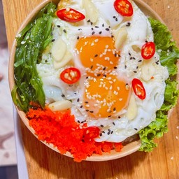 ข้าวไข่ดาวทอดกรอบ2ใบ