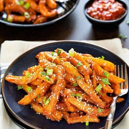 Sweet chilli French fries
