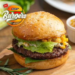 แฮมเบอร์เกอร์คอร์นสลัดหมู