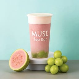 Pink Guava Tea CHEESE (ปั่น)