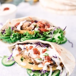 Chicken shawarma pita ไก่ชาวามา พิต้า