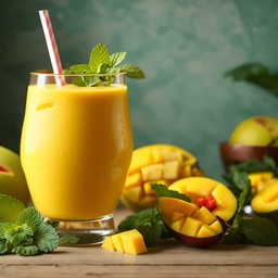 Mango smoothie มะม่วงปั่น