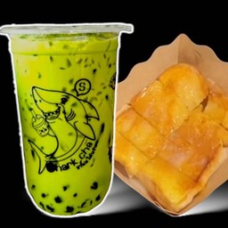 [เซตสุดฮิต] นมมรกรต + ปังปิ้ง เนยนม