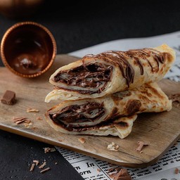 Nutella paratha roll