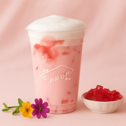 Strawberry Jelly Yogurt Shake