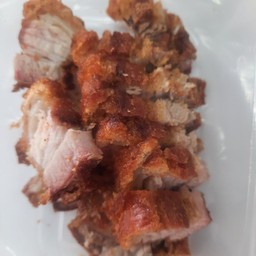 หมูแดงหมูกรอบเปล่า  เป็นกับข้าว