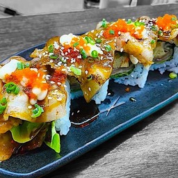 โรลหมูสามชั้นย่าง