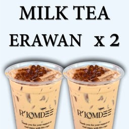 ชานม เอราวัณ x 2 แก้ว
