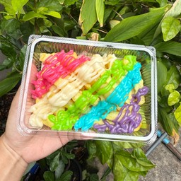 เฟรนช์ฟรายส์+ ชีสสายรุ้ง