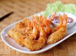 กุ้งชุปแป้งทอด (M)