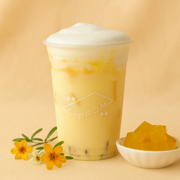Mango Jelly Yogurt Shake