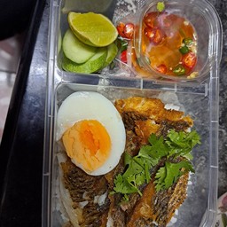 ข้าวปลาแกะ พริกน้ำปลา3รส เทพารักษ์